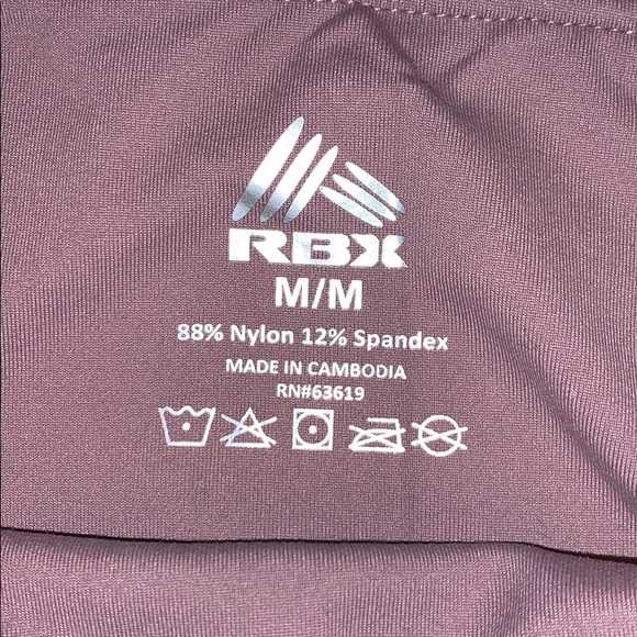 Dark lilac athletic leggings - Picture 3 of 5